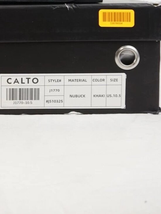 Calto Nubuck Leather Height Increasing Elevator Boots Casual Chunky Work School